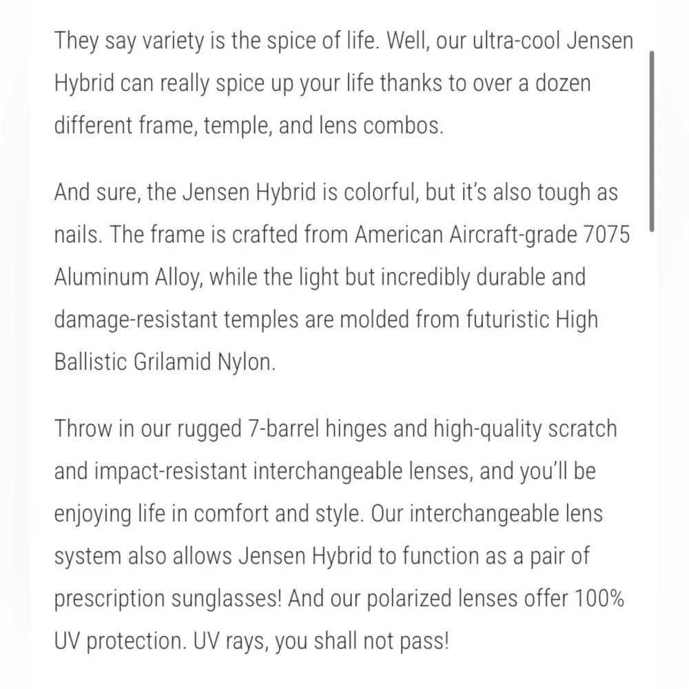 Fast Metal Jensen Hybrid Sunglasses